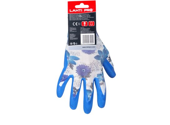 Rękawice ochronne lateksowe LAHTI PRO fioletowe 7