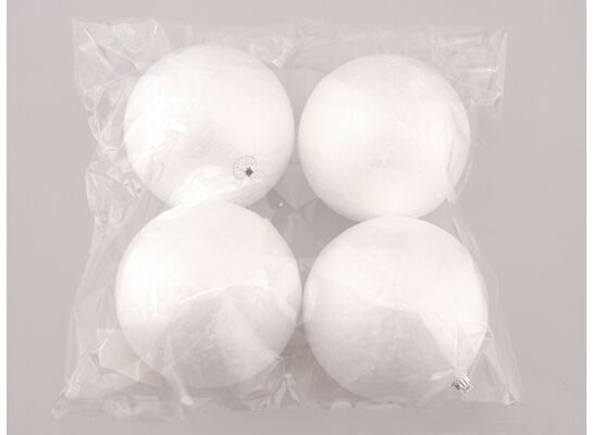 Bombka styropianowa 10 cm 4 sztuki