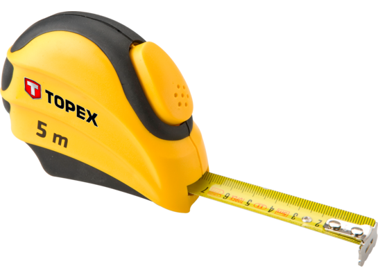 Miara zwijana stalowa 5 m x 19 mm TOPEX