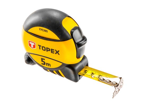 Miara zwijana stalowa 5 m x 19 mm TOPEX