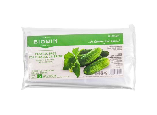 Worki do kiszonek 65 x 100 cm 5 sztuk Browin
