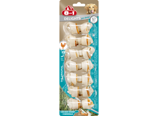 Przysmak Delights Pro Dental Bones XS 7 sztuk 8in1