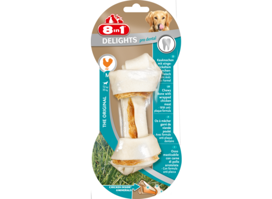 Przysmak Delights Pro Dental Bone M 1 sztuka 8in1