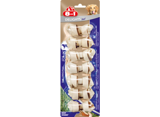 Przysmak Delights Beef Bones XS 7 sztuk 8in1