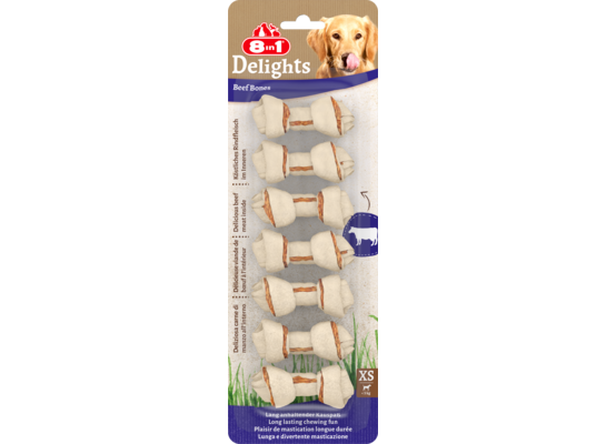 Przysmak Delights Beef Bones XS 7 sztuk 8in1