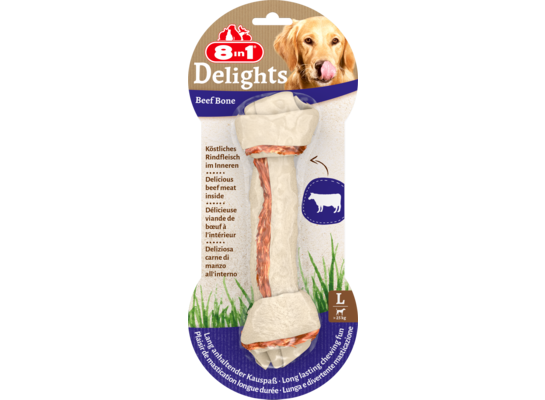 Przysmak Delights Beef Bone L 1 sztuka 8in1