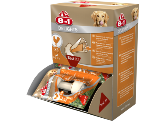 Przysmak Delights Bones XS 1 sztuka 8in1