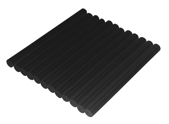 Wkład klejowy 11 mm, czarny, 12 sztuk TOPEX