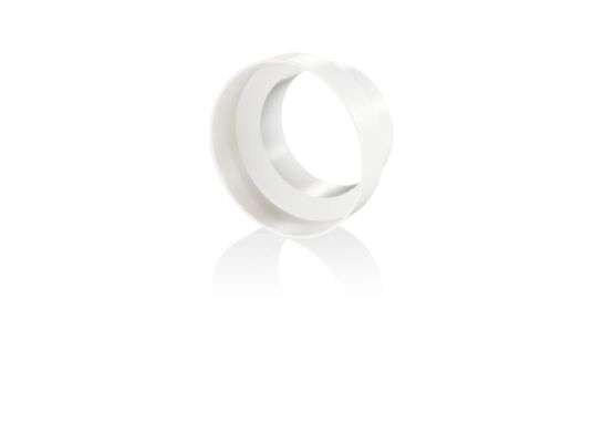 Redukcja okrągła 125/100 mm biała