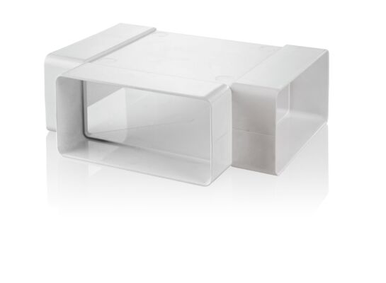 Trójnik poziomy multivent biały