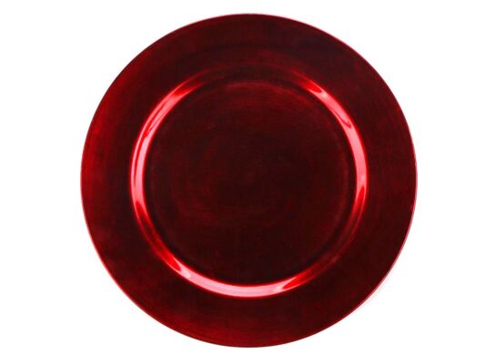 Podkładka pod talerz czerwona 33 cm