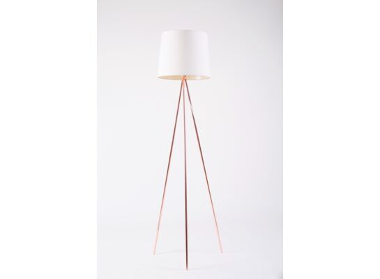 Lampa podłogowa biała