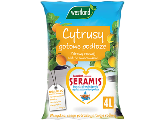 Podłoże do roślin cytrusowych 4 l Westland