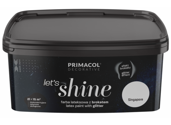 Farba dekoracyjna Primacol Let's shine 2 l Singapur