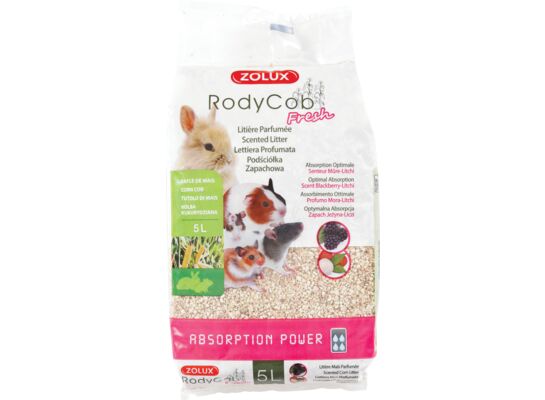 Podściółka roślinna RodyCob FRESH jeżyna-liczi 5 l ZOLUX