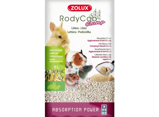 Podściółka roślinna RodyCob CLUMP 5 l ZOLUX