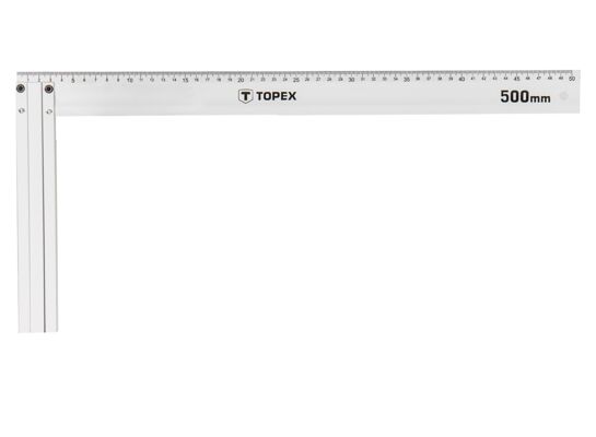 Kątownik budowlany aluminiowy 500 x 235 mm TOPEX