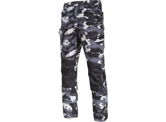 Spodnie ochronne LAHTI PRO bojówki slim fit moro ze wzmocnieniami XL