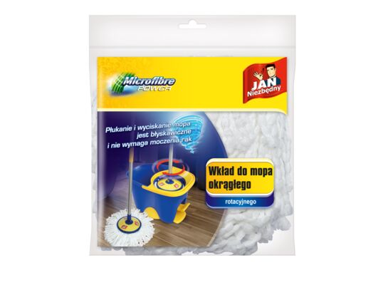 Mop rotacyjny okrągły końcówka Jan Niezbędny
