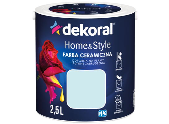 Farba ceramiczna Home&Style Arctic blue 2,5 l Dekoral