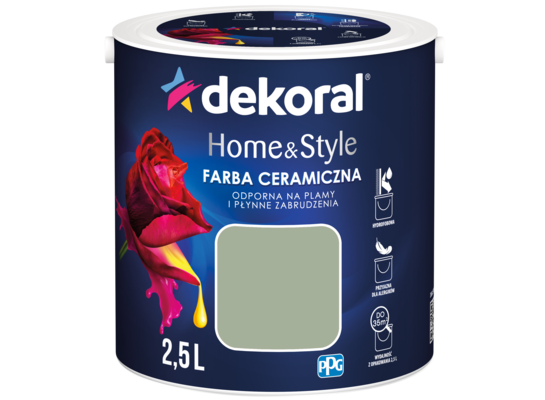 Farba ceramiczna Home&Style Eucalyptus 2,5 l Dekoral