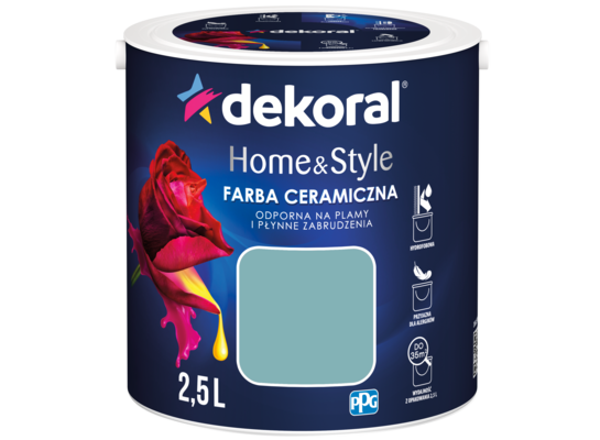 Farba ceramiczna Home&Style Blue Lagoon 2,5 l Dekoral