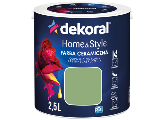 Farba ceramiczna Home&Style Green Tea 2,5 l Dekoral