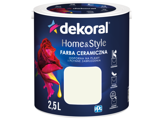 Farba ceramiczna Home&Style Pure Cotton 2,5 l Dekoral