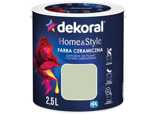 Farba ceramiczna Home&Style Salvia Leaf 2,5 l Dekoral
