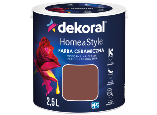 Farba ceramiczna Home&Style Tobacco 2,5 l Dekoral