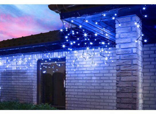 Kurtyna sople LED 200 niebieski BULINEX