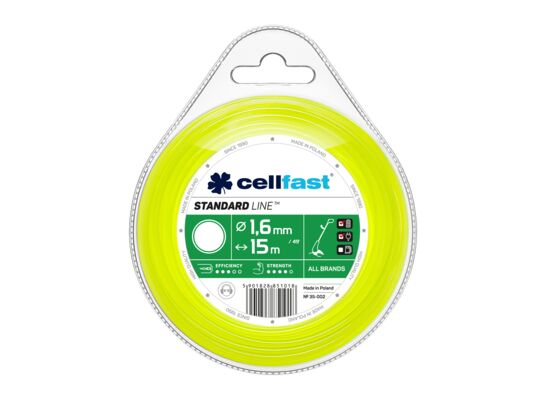 Żyłka tnąca do wykaszarek ręcznych 1,6 mm x 15 m okrągła Cellfast
