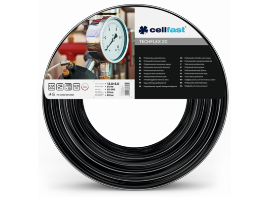 Wąż techniczny TECHFLEX 13 x 3 mm 50 m Cellfast
