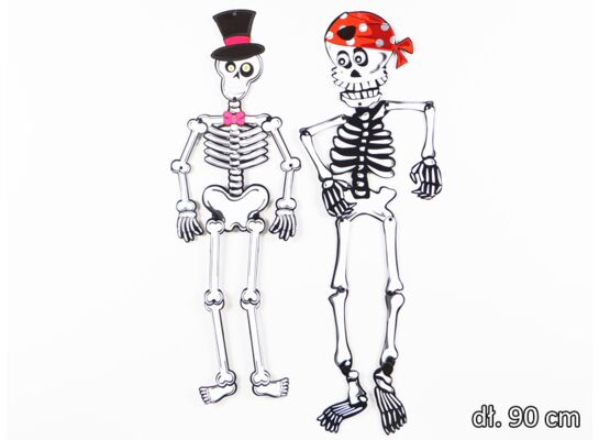 Dekoracja papierowa strachy 90 cm mix