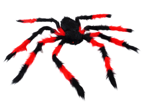 Dekoracja Halloween pająk 75 cm