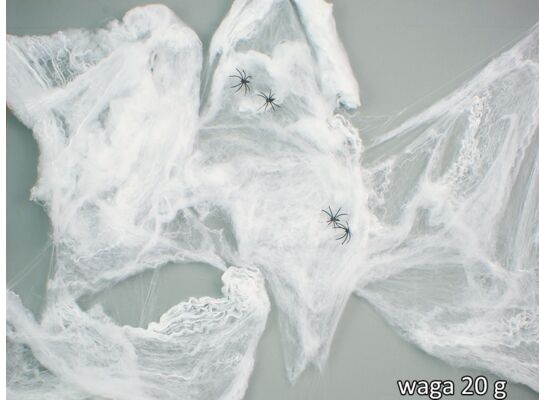 Dekoracja Halloween sieć pajęcza 20 g