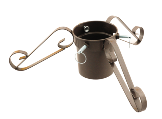 Stojak na choinkę brązowy 46 x 46 x 14 cm 