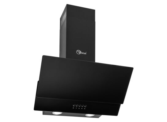 Okap kominowy Spark Black czarny 60 cm Focus