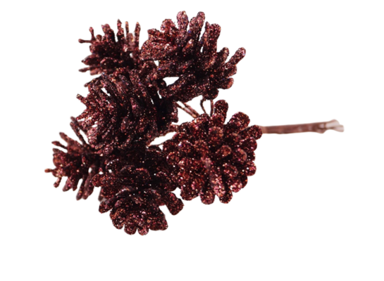 Szyszki na druciku 10 cm mix