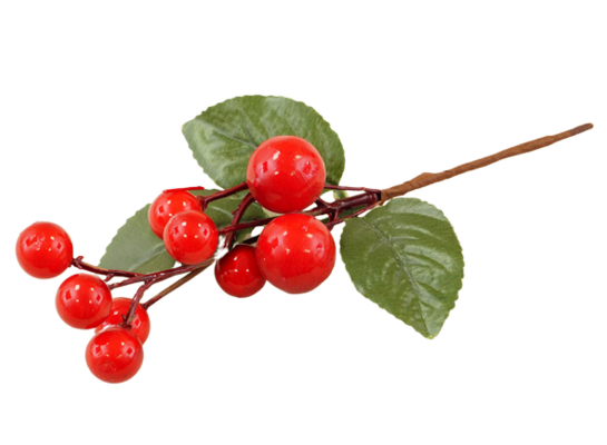 Gałązka ozdobna kulki 20 cm