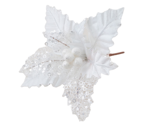 Poinsecja na piku 15 cm mix