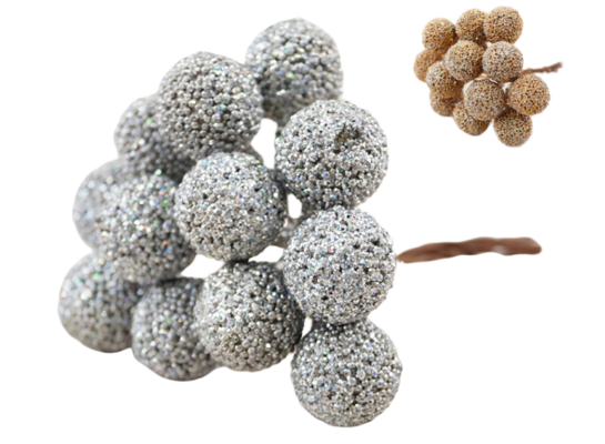 Kulki na druciku 9 cm mix