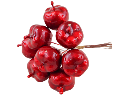 Jabłka na druciku 14 cm