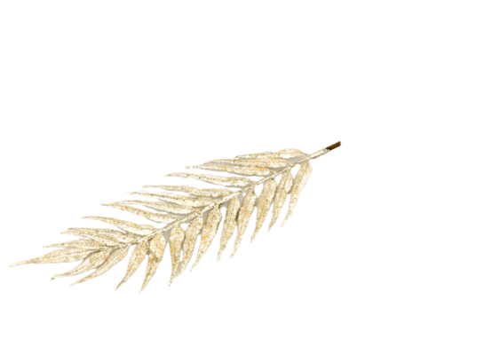 Gałązka ozdobna brokat 57 x 11 cm mix