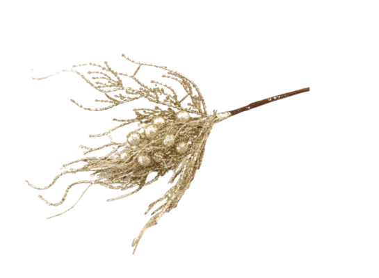 Gałązka ozdobna brokat 79 x 42 cm mix