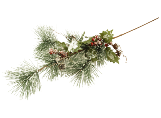 Gałązka ozdobna 65 x 30 cm 