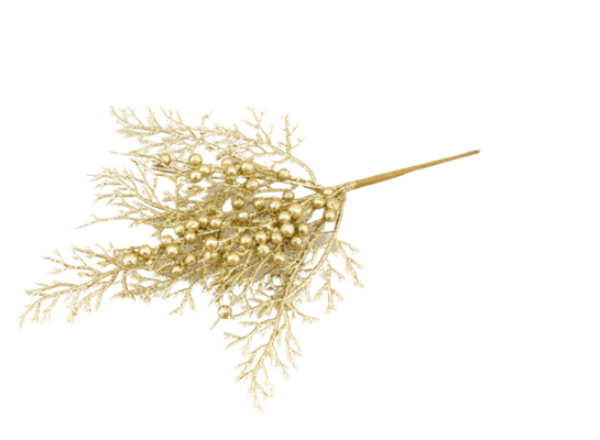 Gałązka brokat 40 cm mix