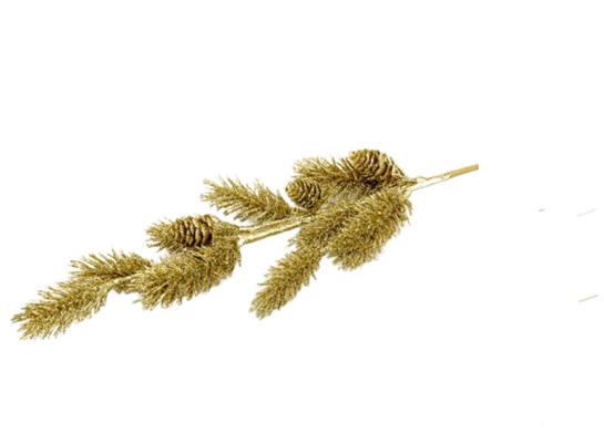 Gałązka brokat 62 cm mix