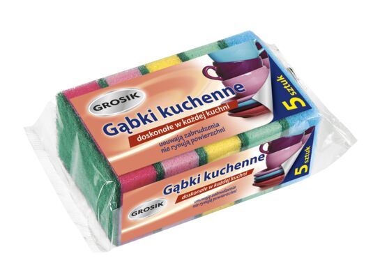Gąbka kuchenna maxi 5 sztuk Grosik