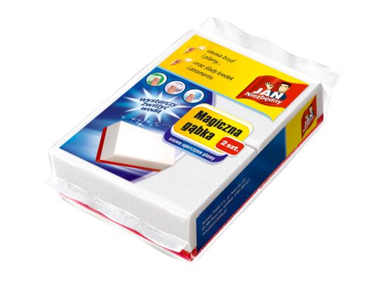 Magiczna gąbka 11 x 7 cm 2 sztuki Jan Niezbędny